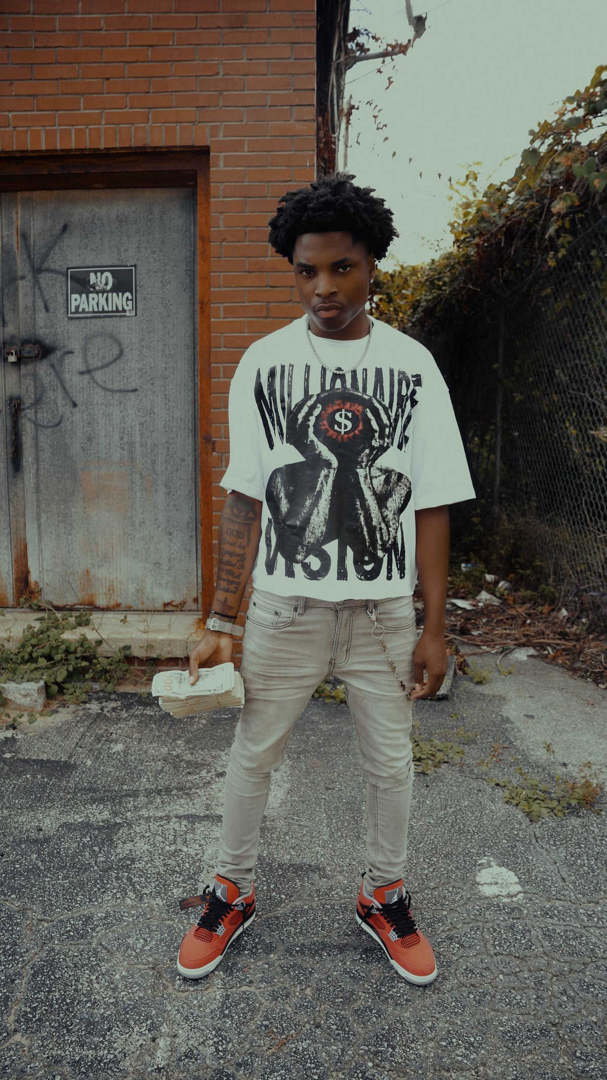 White MV Cropped T-shirt