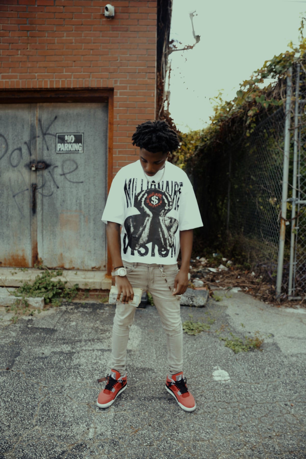 White MV Cropped T-shirt